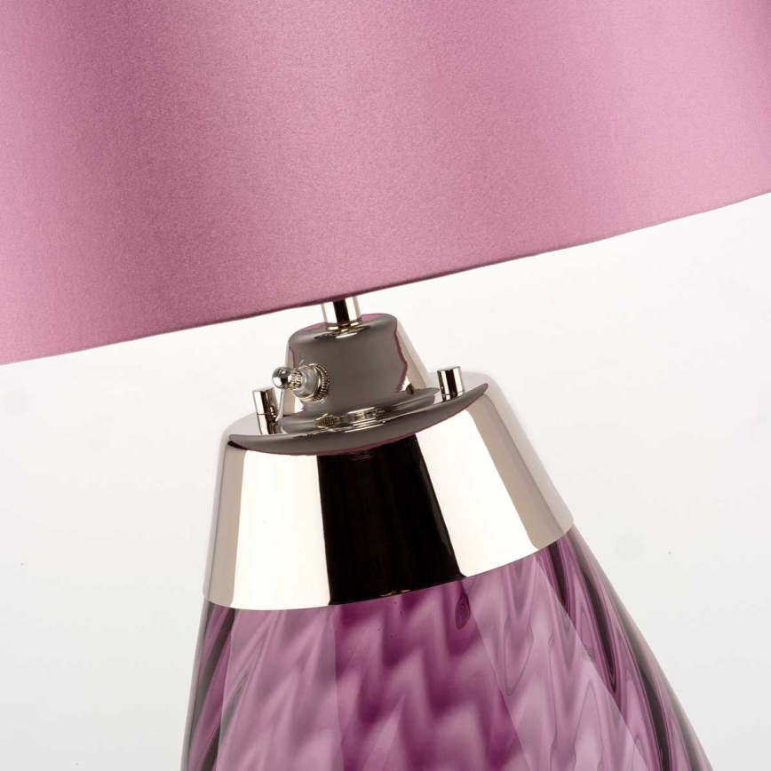Elstead - LED bordlampe LENA 1xE27/60W/230V + 1xGU10/7W 60,5 cm lyserød