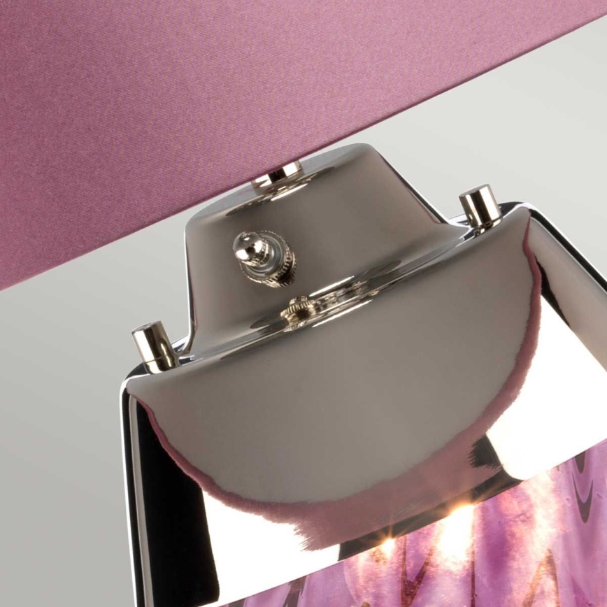 Elstead - LED bordlampe LENA 1xE27/60W/230V + 1xGU10/7W 60,5 cm lyserød