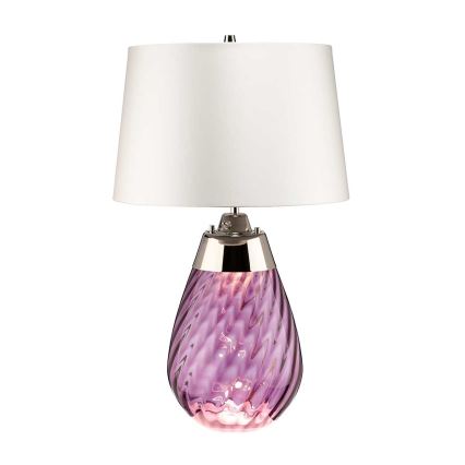 Elstead - LED bordlampe LENA 1xE27/40W/230V + 1xGU10/7W 74 cm lyserød