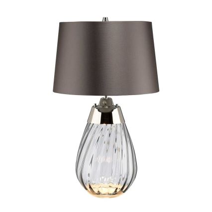 Elstead - LED bordlampe LENA 1xE27/60W/230V + 1xGU10/7W 60,5 cm grå