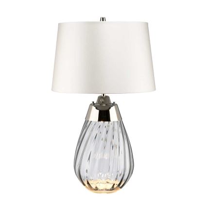 Elstead - LED bordlampe LENA 1xE27/60W/230V + 1xGU10/7W 60,5 cm hvid