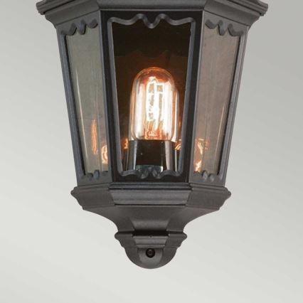 Elstead - Udendørs væglampe MEDSTEAD 1xE27/60W/230V IP44 sort