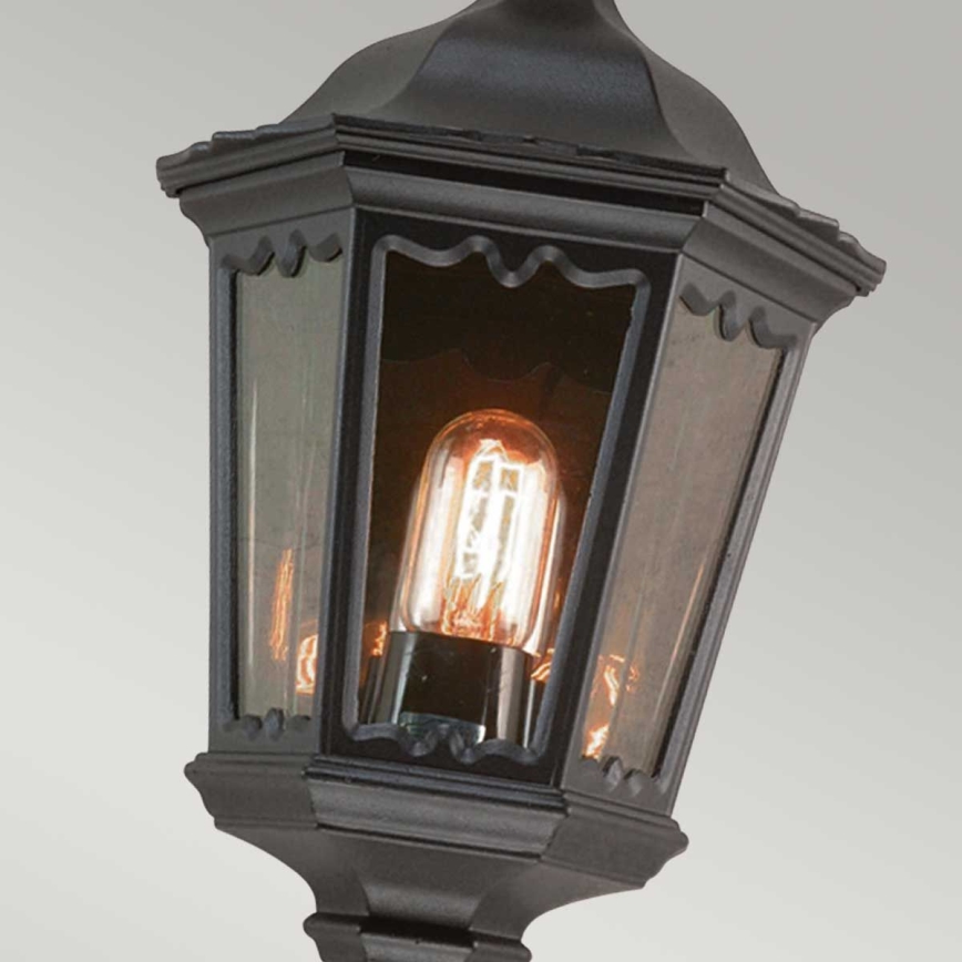 Elstead - Udendørs væglampe MEDSTEAD 1xE27/60W/230V IP44 sort