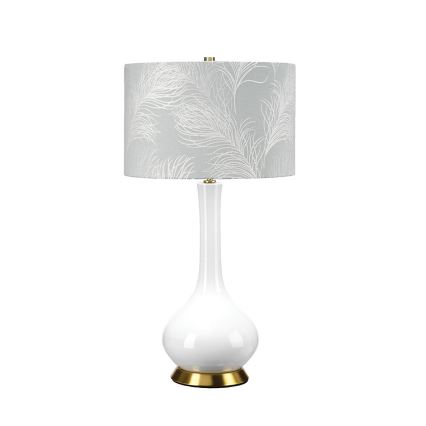 Elstead - Bordlampe MILO 1xE27/60W/230V grå