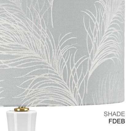 Elstead - Bordlampe MILO 1xE27/60W/230V grå