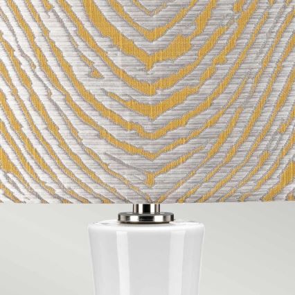 Elstead - Bordlampe MILO 1xE27/60W/230V grå/guldfarvet