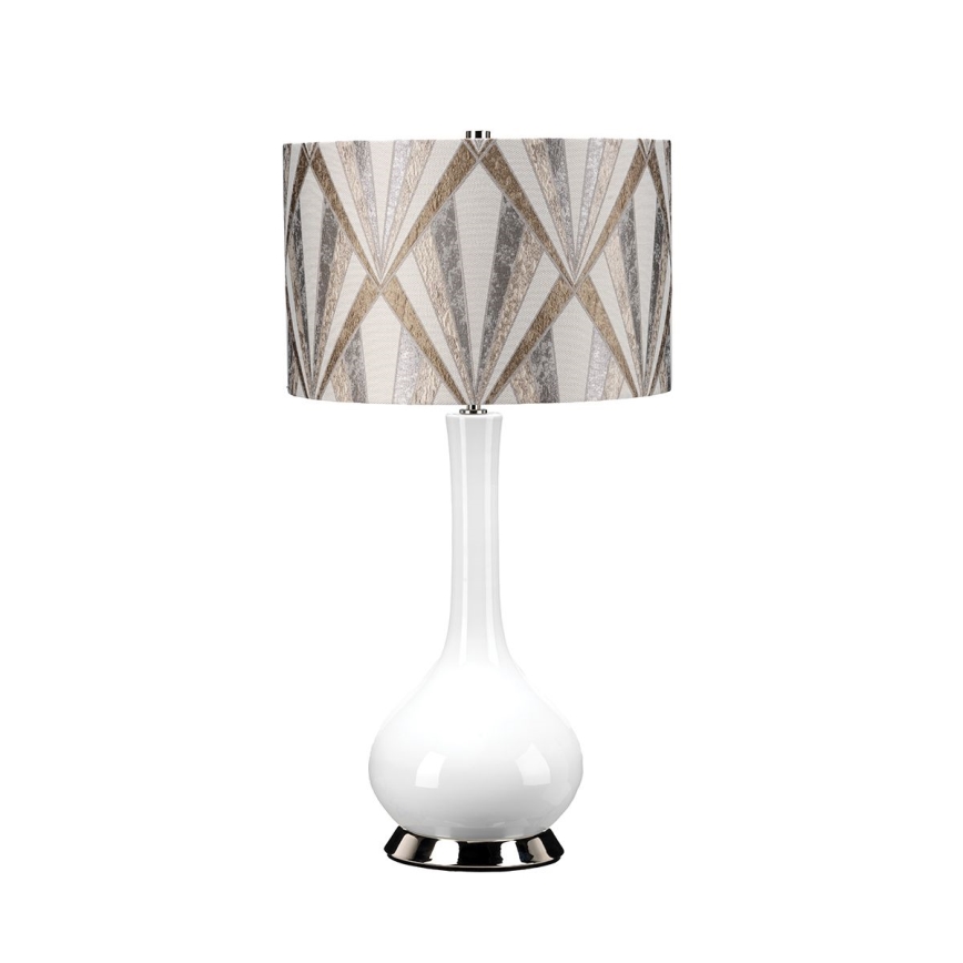 Elstead - Bordlampe MILO 1xE27/60W/230V grå/brun