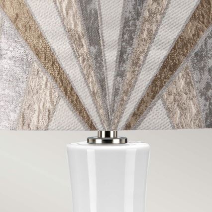 Elstead - Bordlampe MILO 1xE27/60W/230V grå/brun