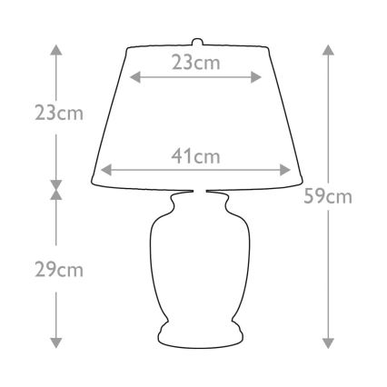 Elstead - Bordlampe MORRIS 1xE27/60W/230V