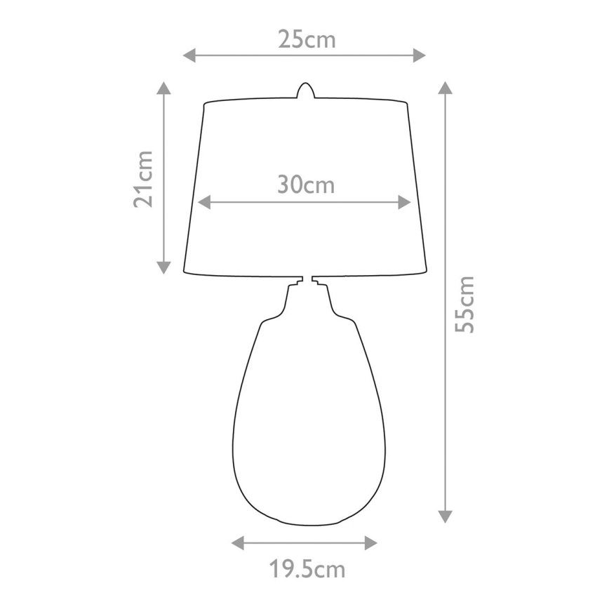 Elstead - Bordlampe NEWHAM 1xE27/60W/230V