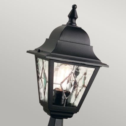 Elstead NR3-BLK - Udendørslampe NORFOLK 1xE27/100W/230V IP43