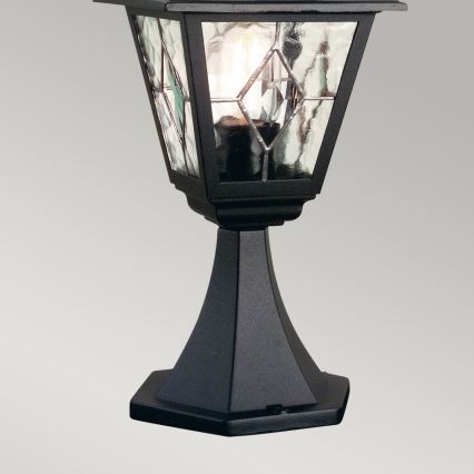 Elstead NR3-BLK - Udendørslampe NORFOLK 1xE27/100W/230V IP43