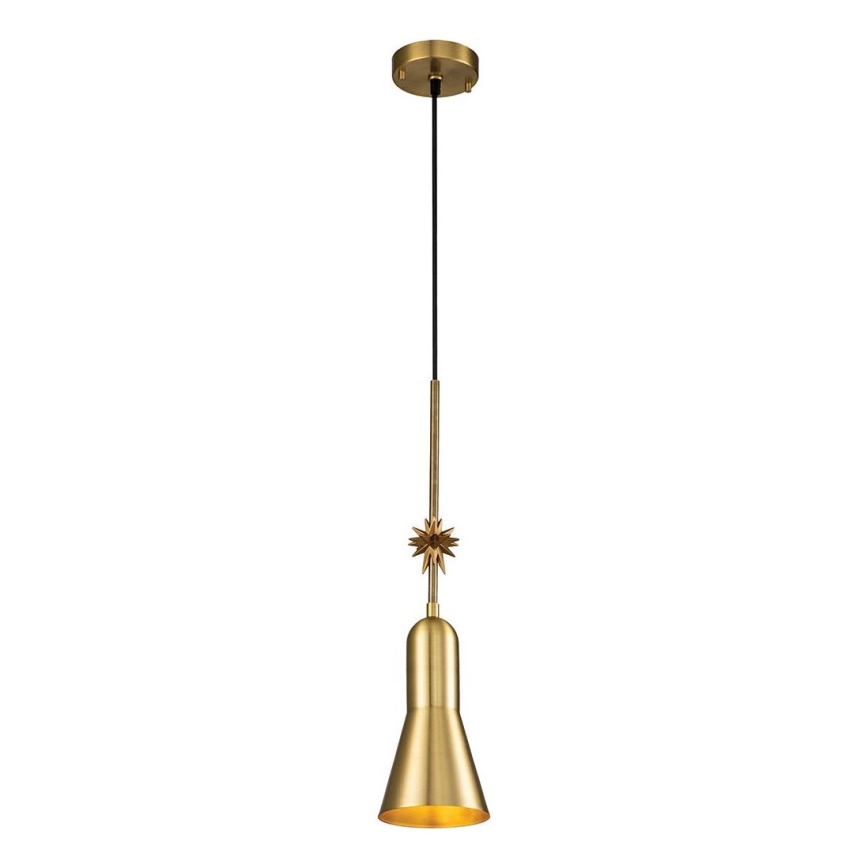 Elstead - Pendel ETOILE 1xE27/60W/230V diameter 13,3 cm guldfarvet