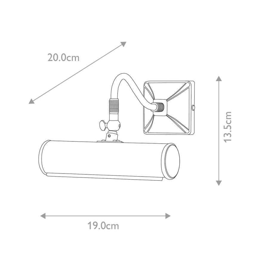 Elstead - Gallerilampe PICTURE LIGHT 1xE14/40W/230V