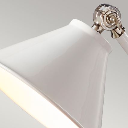 Elstead - Bordlampe PROVENCE ELEMENT 1xE27/60W/230V hvid