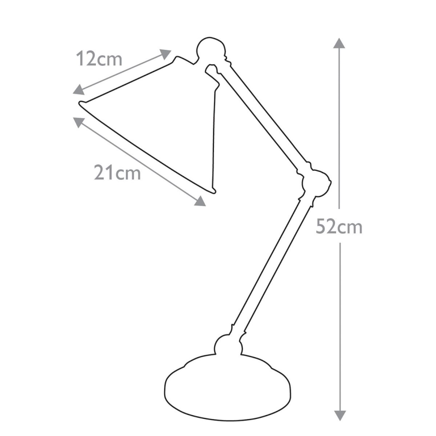 Elstead - Bordlampe PROVENCE ELEMENT 1xE27/60W/230V hvid