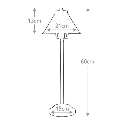 Elstead PV-SL-AB - LED bordlampe PROVENCE 1xE14/4W/230V
