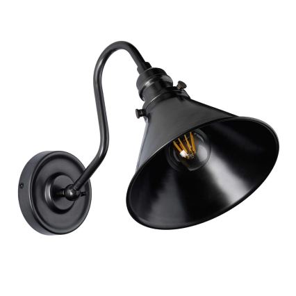 Elstead - Væglampe PROVENCE 1xE27/60W/230V sort