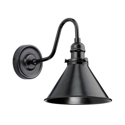 Elstead - Væglampe PROVENCE 1xE27/60W/230V sort