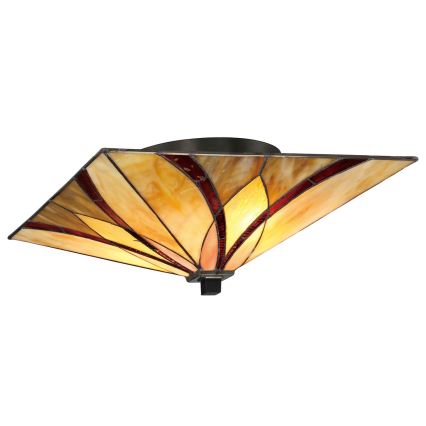 Elstead - Loftlampe Tiffany ASHEVILLE 2xE27/60W/230V