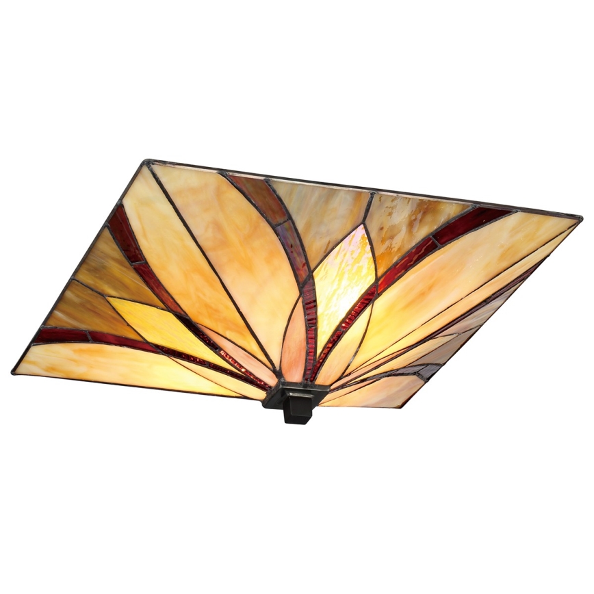 Elstead - Loftlampe Tiffany ASHEVILLE 2xE27/60W/230V