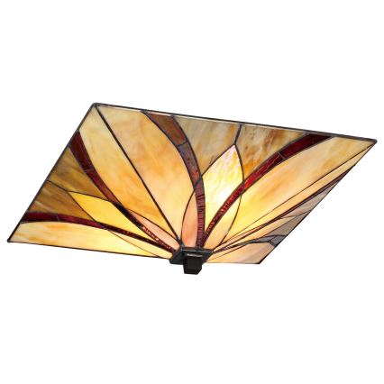 Elstead - Tiffany-loftlampe ASHEVILLE 2xE27/60W/230V