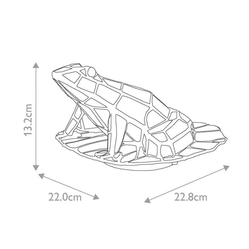 Elstead QZ-FROG-TL - Dekorativ LED lampe TIFFANY 1xG9/3W/12/230V frø