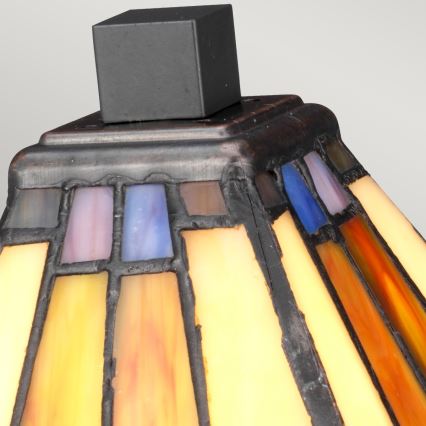 Elstead - Bordlampe Tiffany HOLMES 1xE14/25W/230V