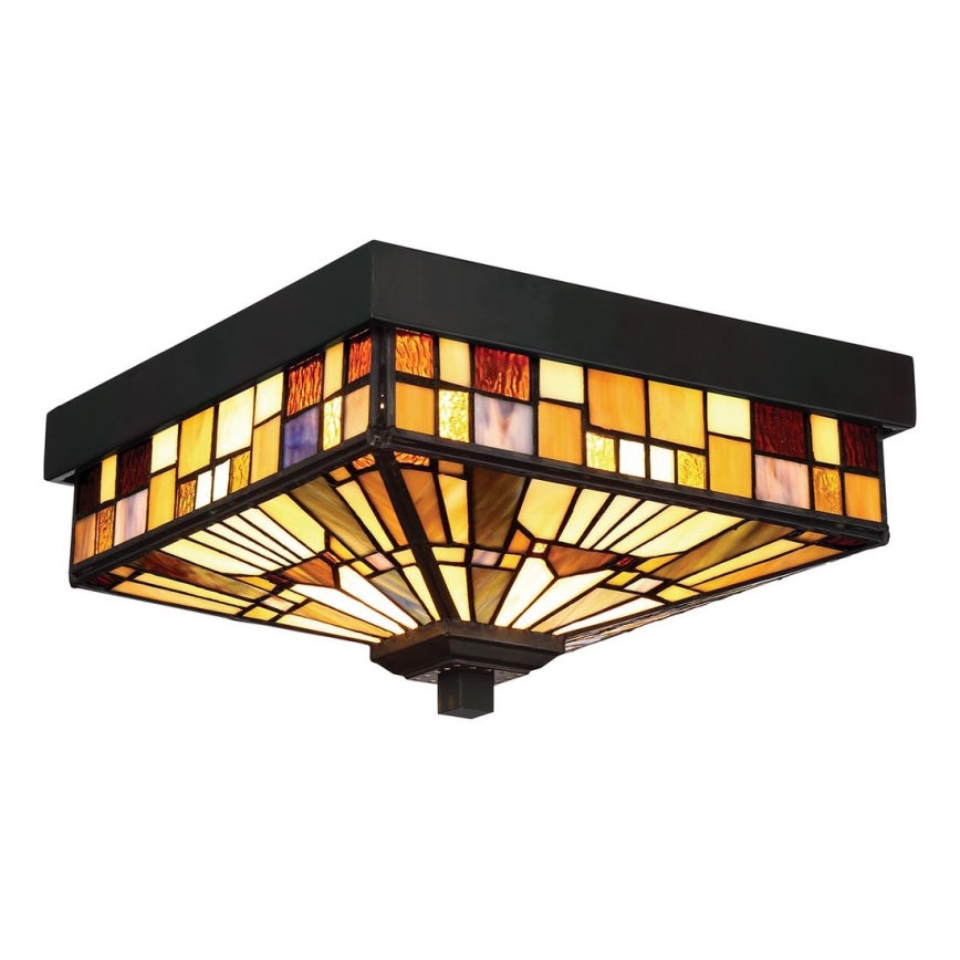 Elstead QZ-INGLENOOK-F - Udendørs loftslampe INGLENOOK 2xE27/60W/230V IP44