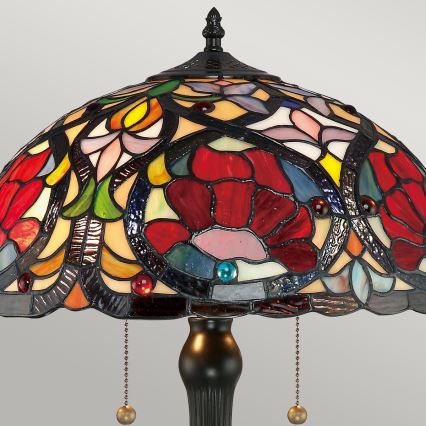 Elstead - Tiffany bordlampe LARISSA 2xE27/60W/230V