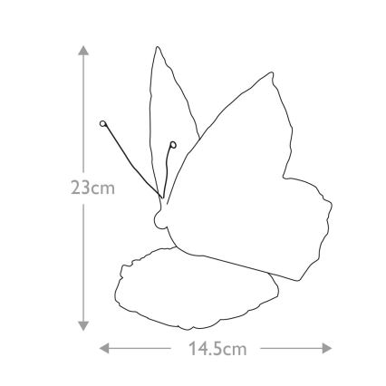 Elstead QZ-OBUTTERFLY-TL - Dekorativ LED lampe TIFFANY 1xG9/3W/12/230V sommerfugl