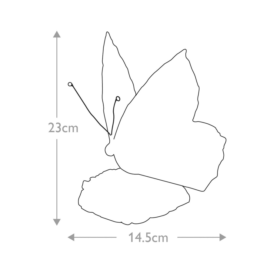 Elstead QZ-OBUTTERFLY-TL - Dekorativ LED lampe TIFFANY 1xG9/3W/12/230V sommerfugl