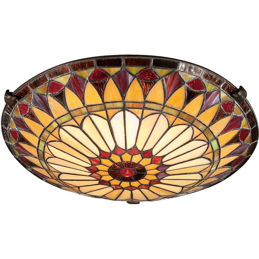 Elstead - Tiffany WEST loftlampe 2xE27/75W/230V