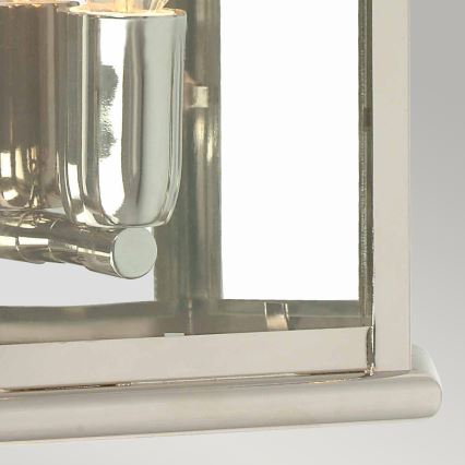Elstead - Udendørs væglampe ST MARTINS 1xE27/100W/230V IP44 skinnende krom