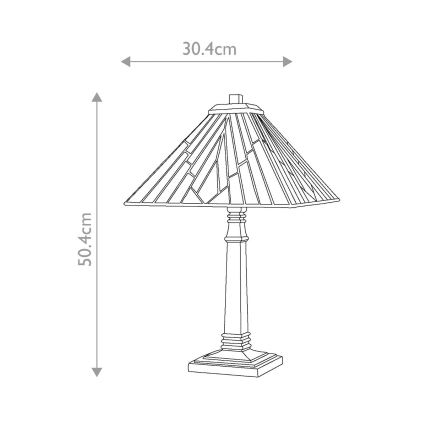 Elstead - Bordlampe ALDERLEY 1xE27/60W/230V