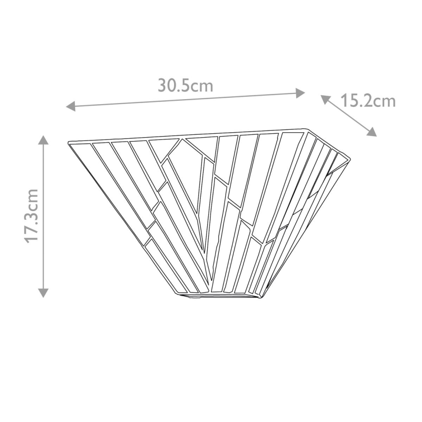 Elstead - Væglampe Tiffany ALDERLEY 2xE14/40W/230V