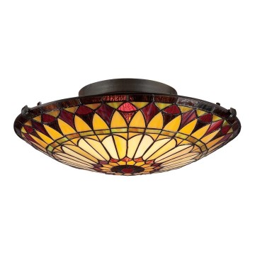 Elstead - Tiffany WEST loftlampe 2xE27/75W/230V