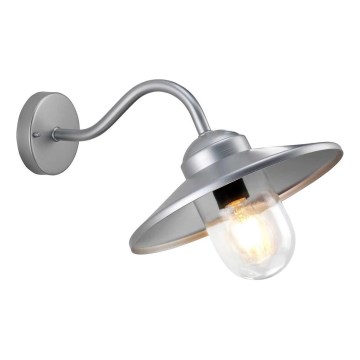 Elstead - Udendørs vægarmatur KLAMPENBORG 1xE27/60W/230V IP44 mat krom