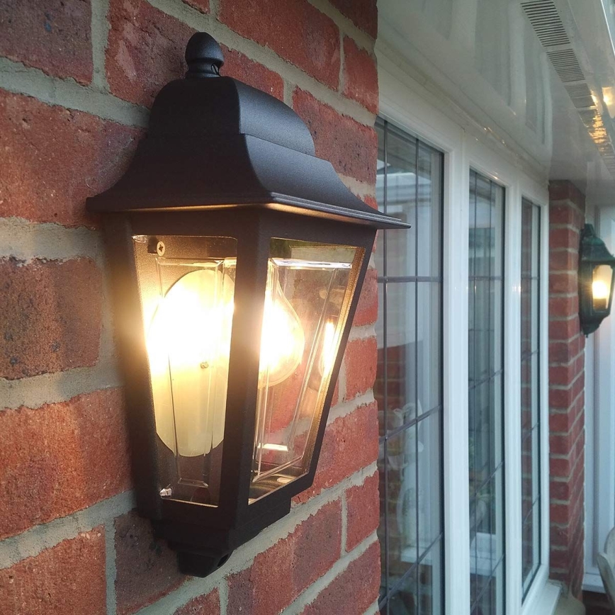 Elstead - Udendørs væglampe DECO LANE 1xE27/60W/230V IP44 sort