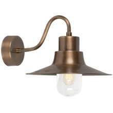 Elstead - Udendørs væglampe SHELDON 1xE27/100W/230V IP44 bronzefarvet