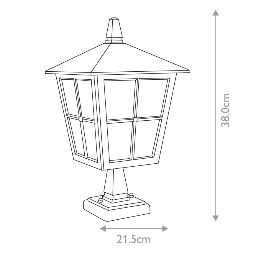 Elstead - Udendørslampe CANTERBURY 1xE27/100W/230V IP43