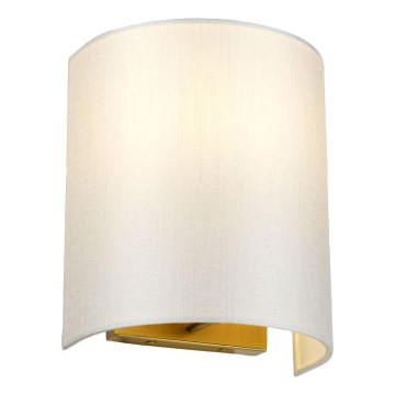Elstead - Væglampe COOPER 1xE27/60W/230V, guldfarvet