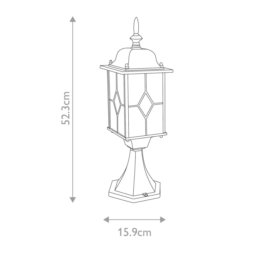 Elstead WX3 - Udendørslampe WEXFORD 1xE27/100W/230V IP44
