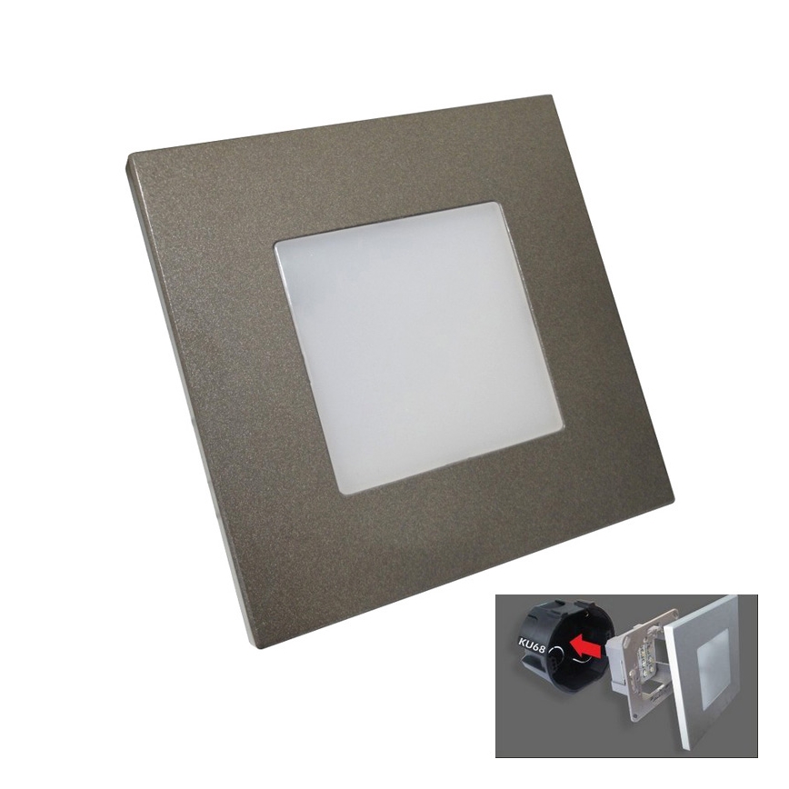 Emithor 48305 - LED orienteringslampe STEP LIGHT 16xLED/1W/230V