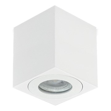 Emithor 48622 - Spotlampe til badeværelse ALUX 1xGU10/35W/230V IP44 kantet hvid