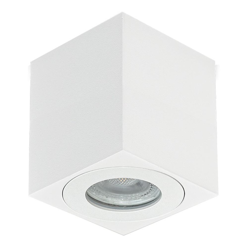 Emithor 48622 - Spotlampe til badeværelse ALUX 1xGU10/35W/230V IP44 kantet hvid