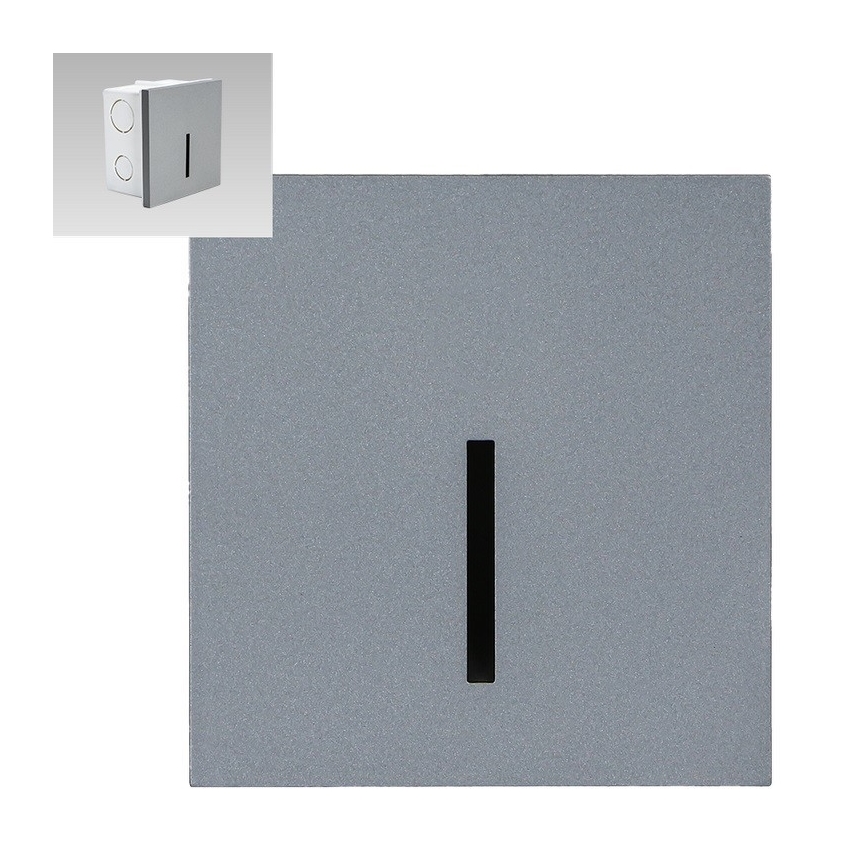 Emithor 70429 - LED trappelampe LINE LED/1W/230V 4000K grå