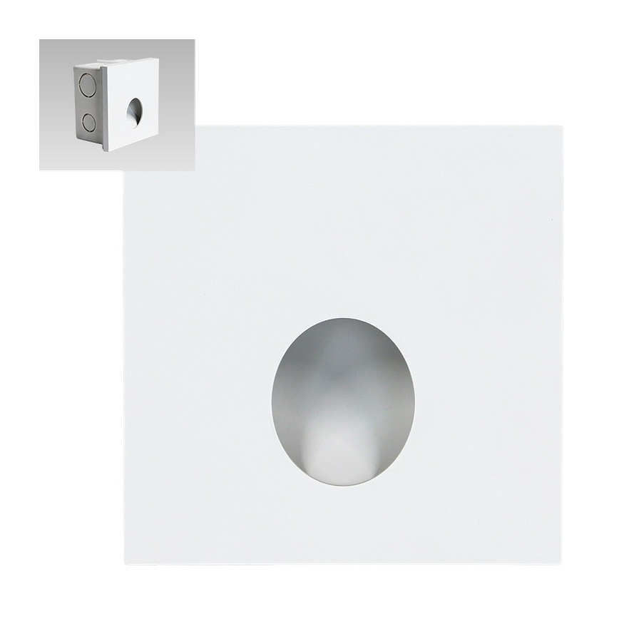 Emithor 70433 - LED trappelampe OLIVE LED/1W/230V 4000K hvid