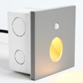 Emithor 70434 - LED trappelampe med sensor OLIVE LED/1W/230V grå