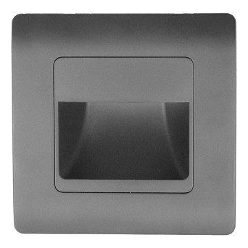 Emithor 70439 - LED trappelampe STEP LIGHT LED/1W/230V antracit